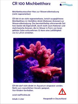 Coral Reef CR 100 Mischbettharz 5l